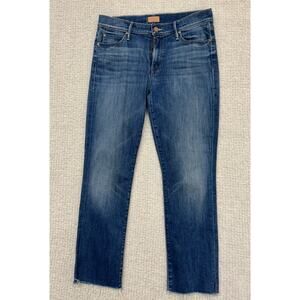 Mother Women's Blue Rascal Ankle Snippet Jeans Size 6 #68892